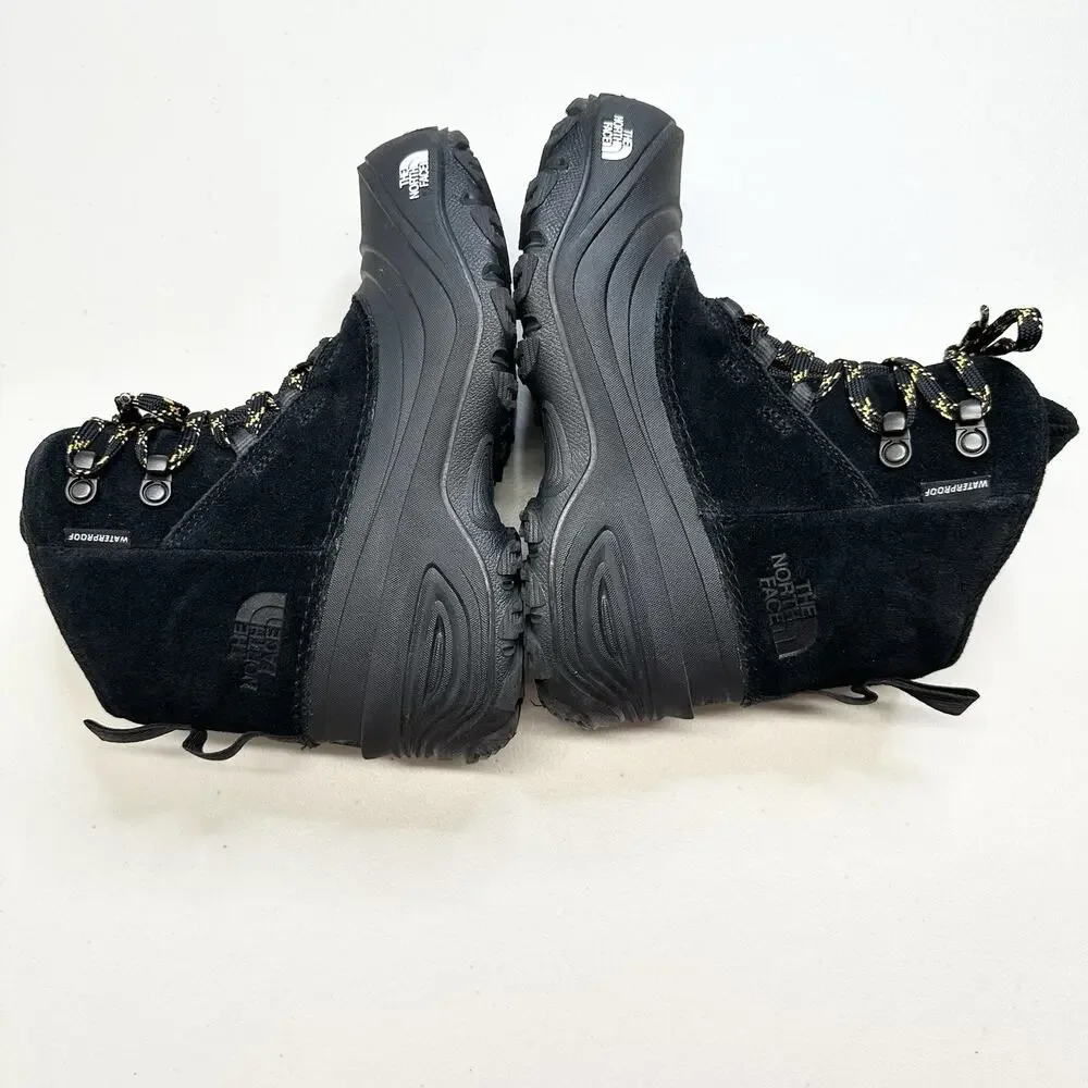 The North Face Kids 4 Black Leather Chilkat V Lace Waterproof Hiking Boot Winter